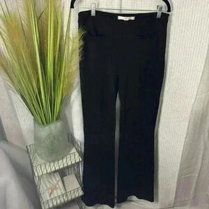 Boston Proper Women’s 10 Black Side Zip Wide Leg Dress Pants Front Pockets Work